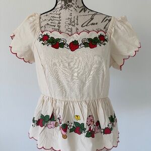 Strawberry shortcake top